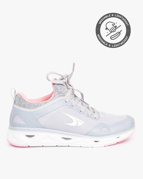 PERFORMAX Textured Running Shoes with Contrast Sole