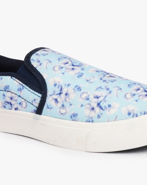 Floral on sale plimsoll shoes