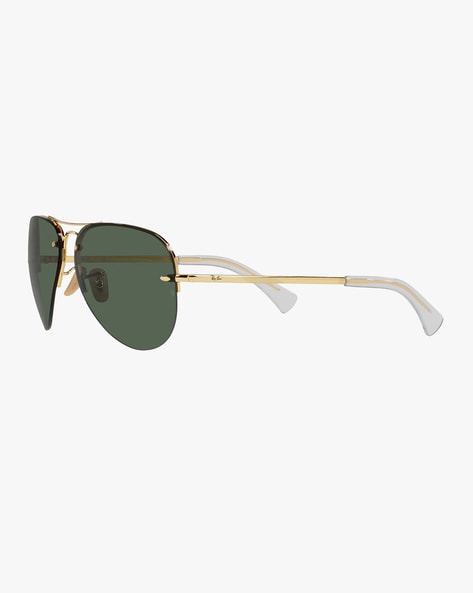 Ray ban half hot sale frame aviator sunglasses