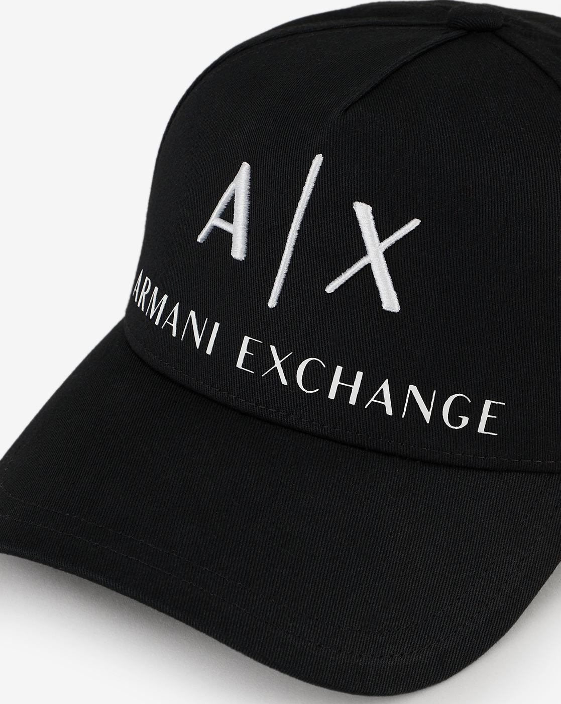 Armani exchange cap black new arrivals