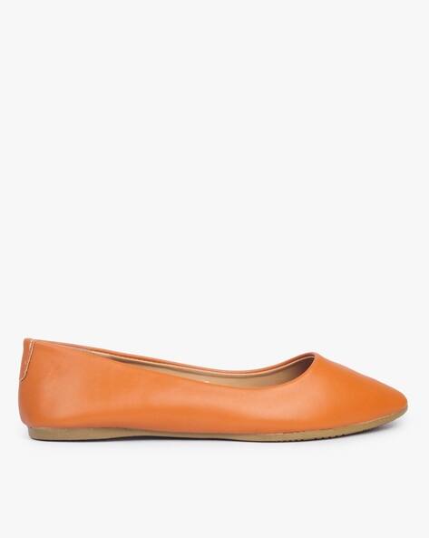 Pointed-Toe Slip-On Ballerinas