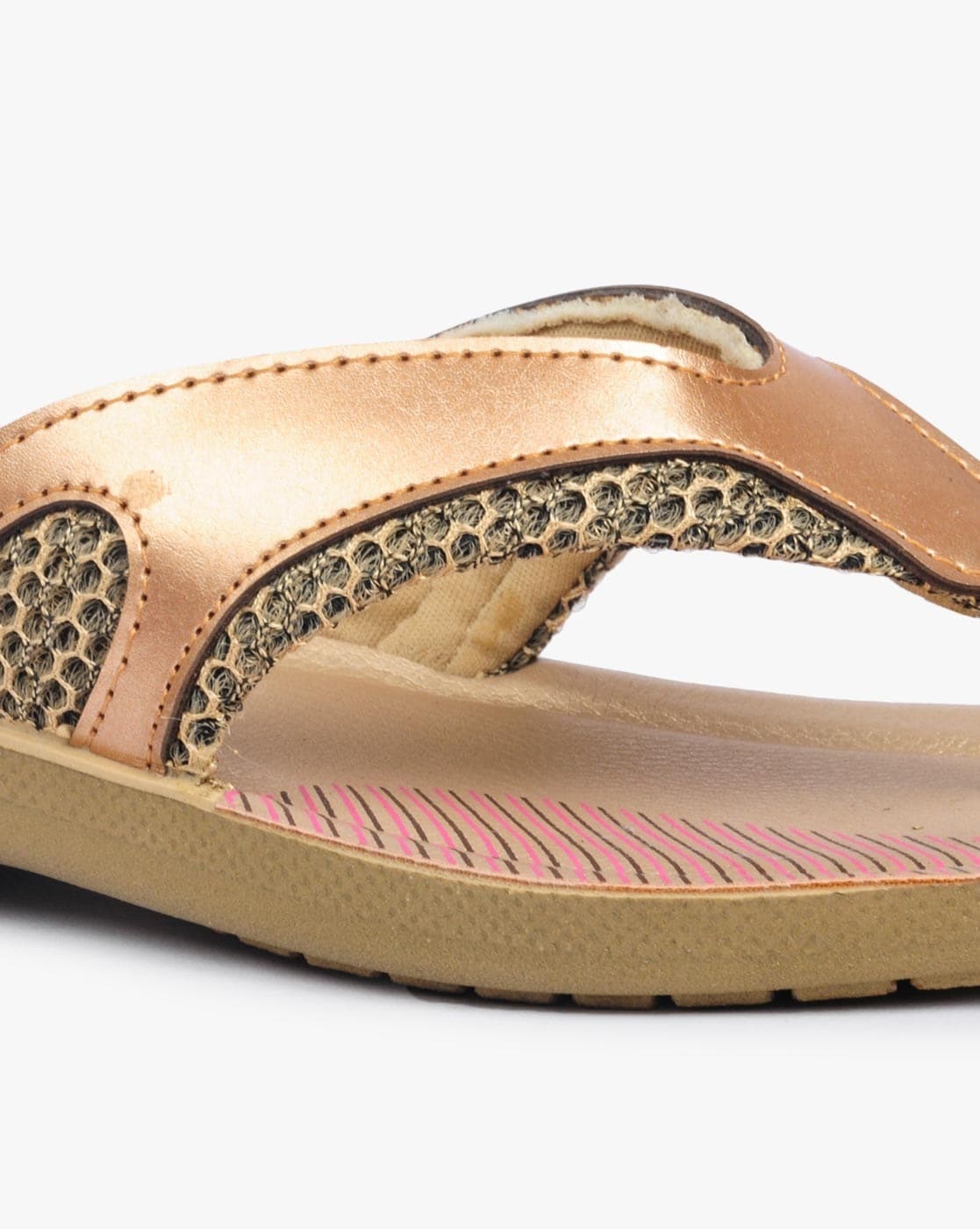 Reef rose discount gold flip flops