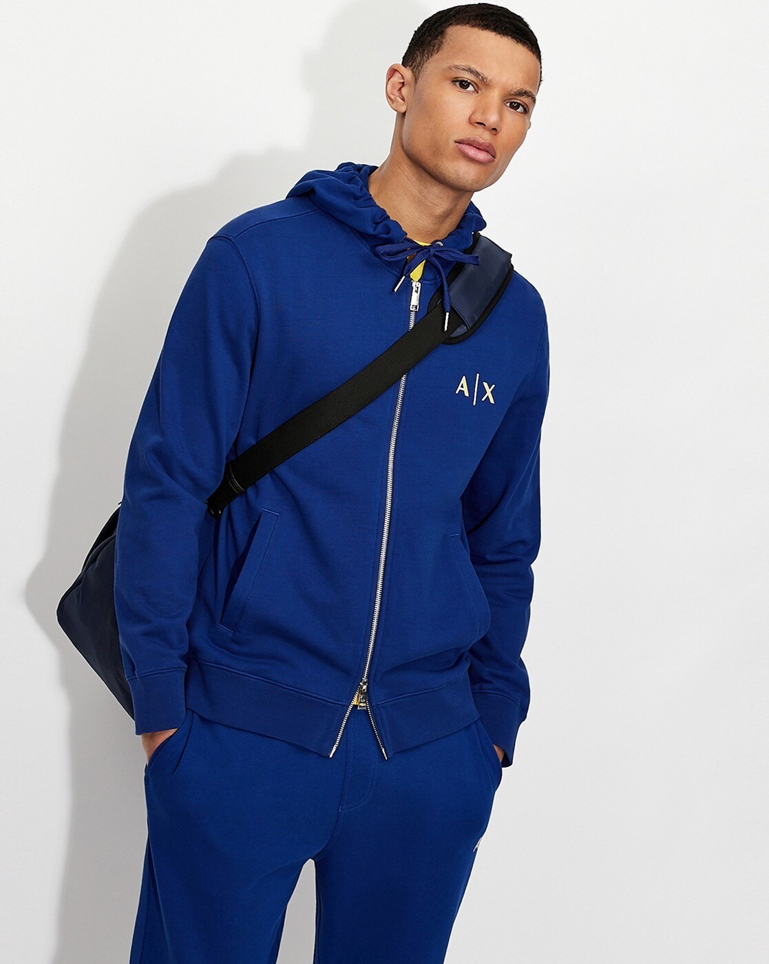 Buy Blue Sweatshirt Hoodies for Men by ARMANI EXCHANGE Online