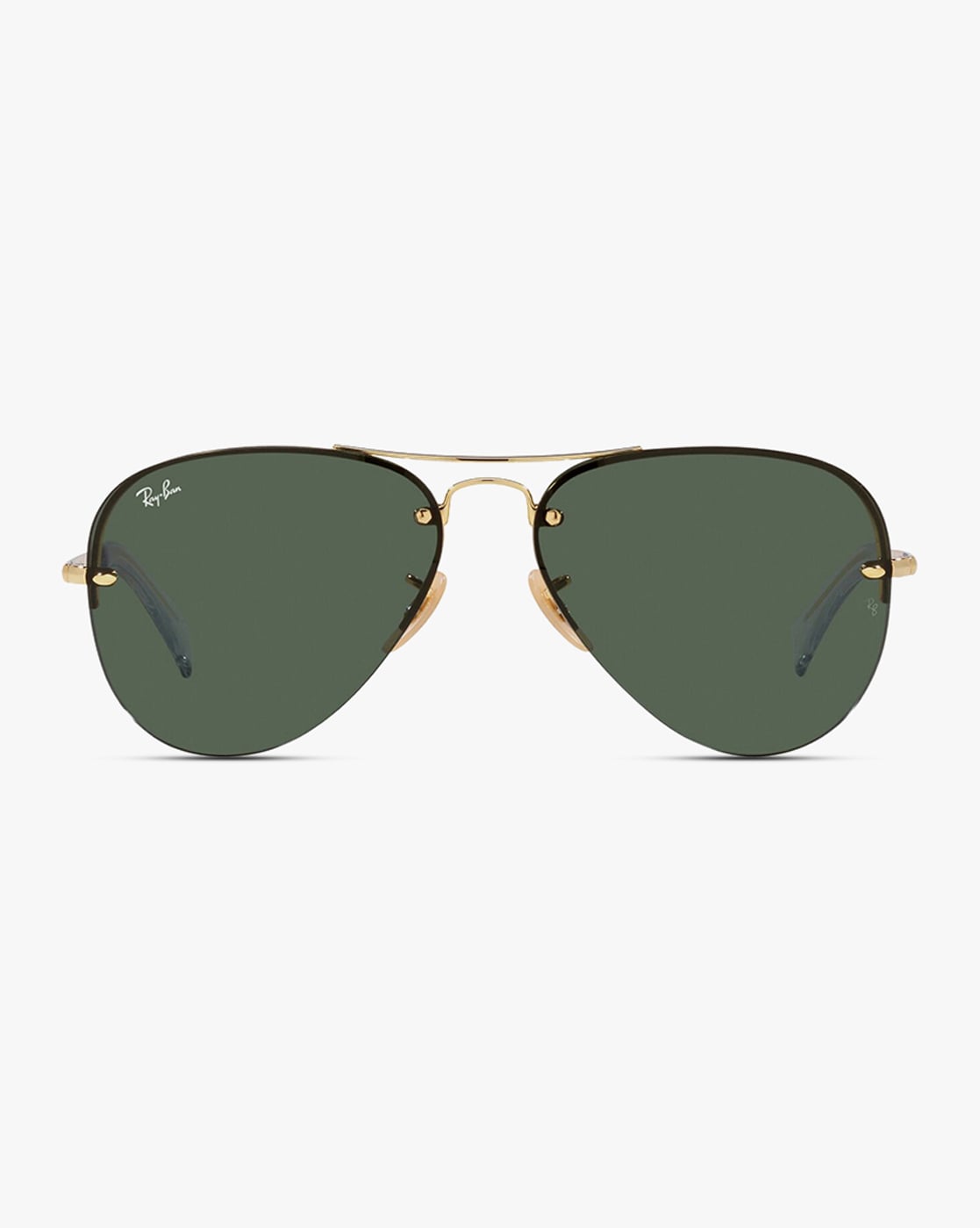 Ray-Ban Unisex 59mm Rimless Gradient Lens Aviator Frame Sunglasses w/ Case  - ShopHQ.com