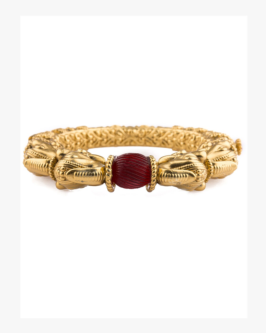 Elephant design hot sale gold bangles