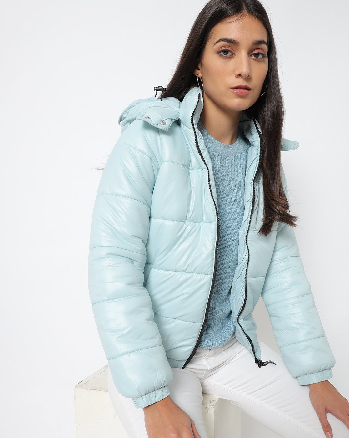 Buy Blue Jackets & Coats for Women by ALTHEORY SPORT Online | Ajio.com