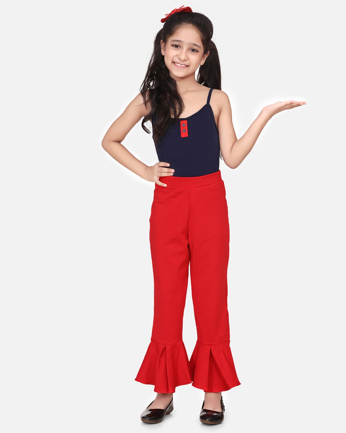 Girls red outlet pants