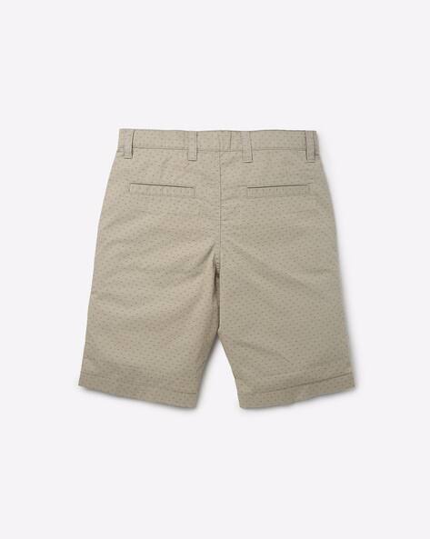 Micro Print Shorts with Slip Pockets view 2