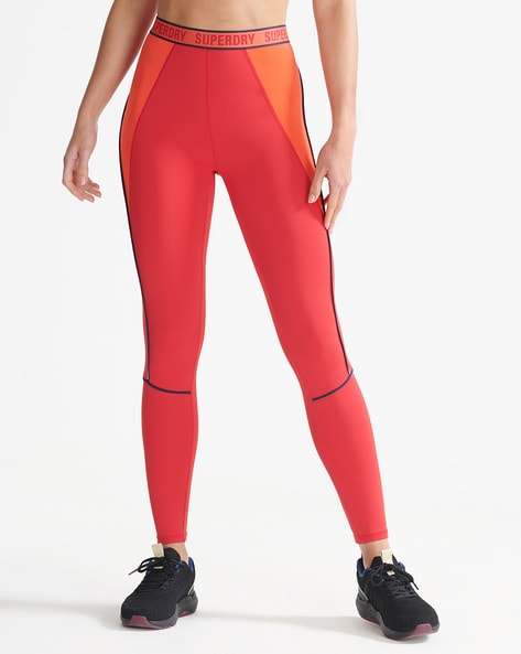 Buy Skinny Fit Leggings with Brand Placement Print Online at Best Prices in  India - JioMart.
