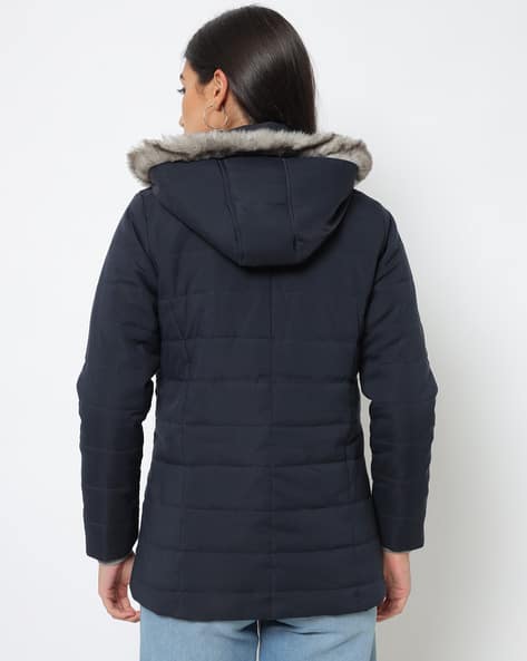 fur lined puffer jacket