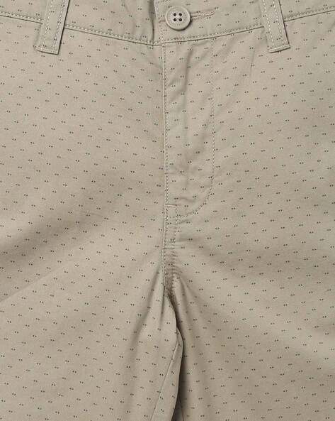 Micro Print Shorts with Slip Pockets view 3