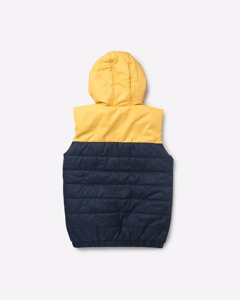 Colourblock Sleeveless Hooded Jacket view 2