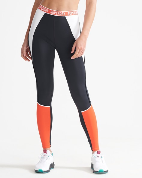 Nike Sportswear Color Block Leggings Black