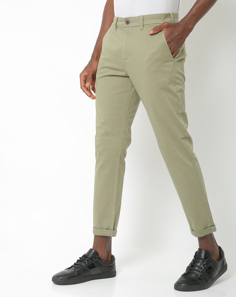 Buy Sage Green Casual Cargo Pants for Men Online in India -Beyoung