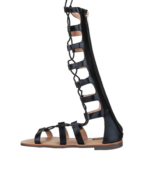 Cute Black Sandals - Tall Gladiators - Gladiator Sandals - $71.00 - Lulus