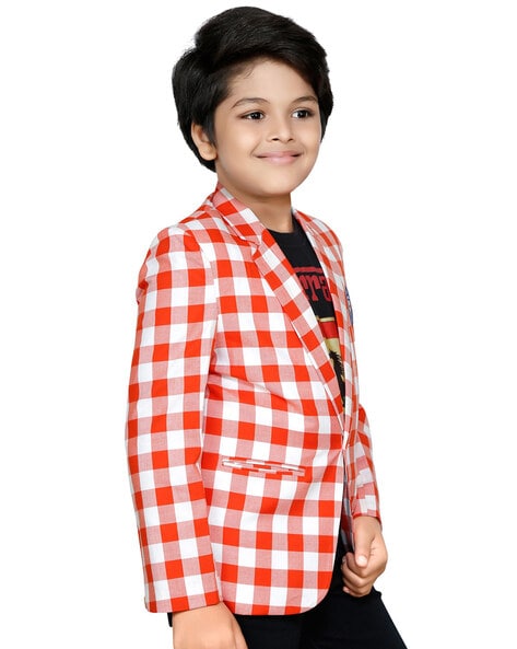 Red blazer hot sale for kids