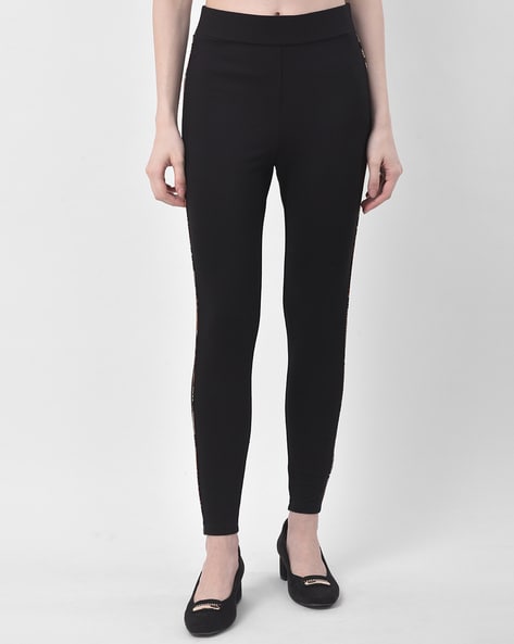 LATIN QUARTERS Regular Fit Women Black Trousers - Buy LATIN QUARTERS  Regular Fit Women Black Trousers Online at Best Prices in India