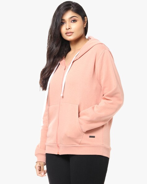 zippered hooded sweatshirt womens