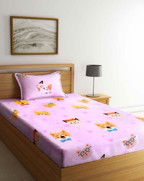 Buy Pink Bedsheets for Home Kitchen by KLOTTHE Online