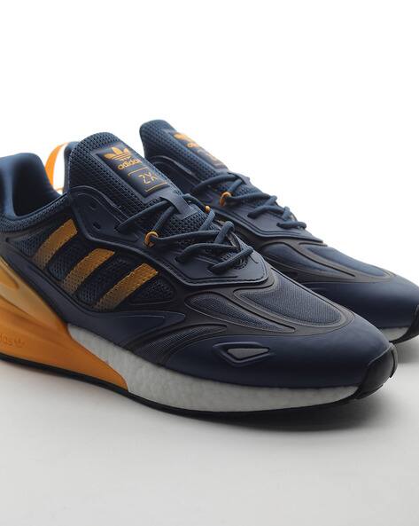 Buy Adidas Originals ZX 2K Boost 2.0 Low-Top Lace-Up Shoes | Blue