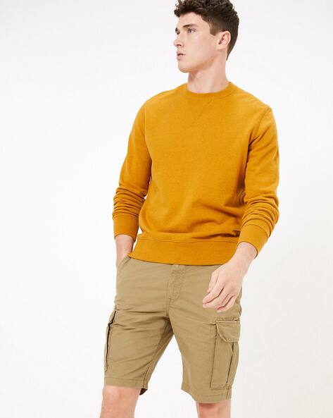 Beige Shorts for Men by Marks \u0026 Spencer 