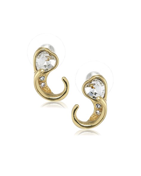 Jewellery - Earrings - Stud Earrings - EVERA Diamonds 10K Yellow Gold 0.10  ctw Diamond Initial Stud Earrings - Online Shopping for Canadians