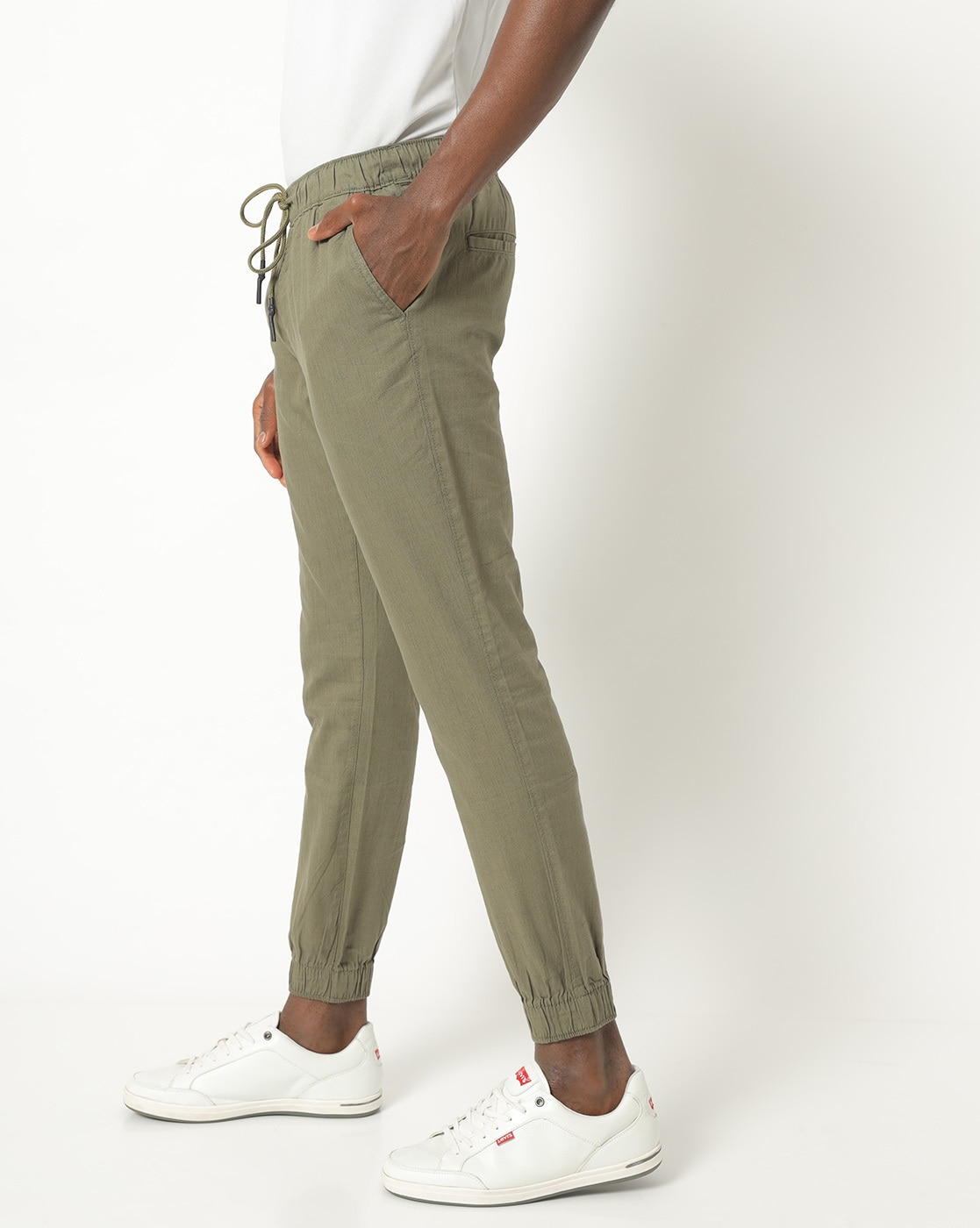 HIGHLANDER Slim Fit Men Green Trousers  Buy OLIVE HIGHLANDER Slim Fit Men  Green Trousers Online at Best Prices in India  Flipkartcom