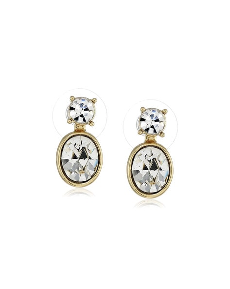 Manisha Jewellery Gold Plated AD Stone Changeable Stud Earrings