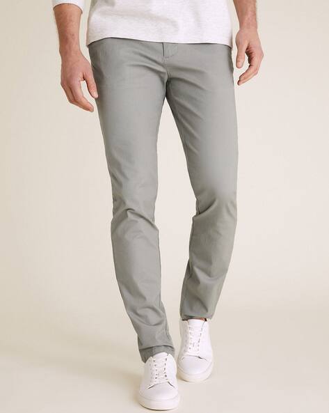 Buy Grey Trousers \u0026 Pants for Men by 