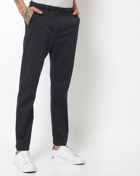 Buy Dark Blue Trousers & Pants for Men by PROLINE Online | Ajio.com