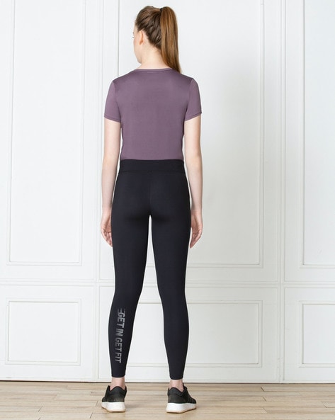 Buy Black Leggings for Women by VAN HEUSEN Online