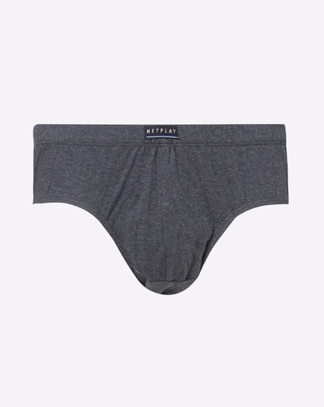 Buy Grey Briefs for Men by NETPLAY Online