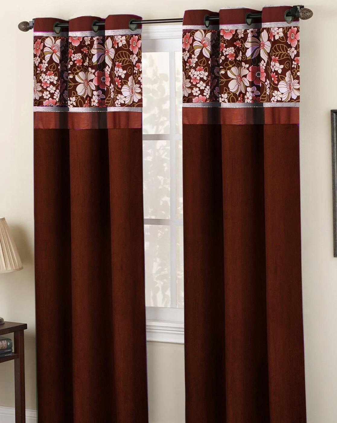 Buy Brown Curtains & Accessories for Home & Kitchen by Homefab India Online