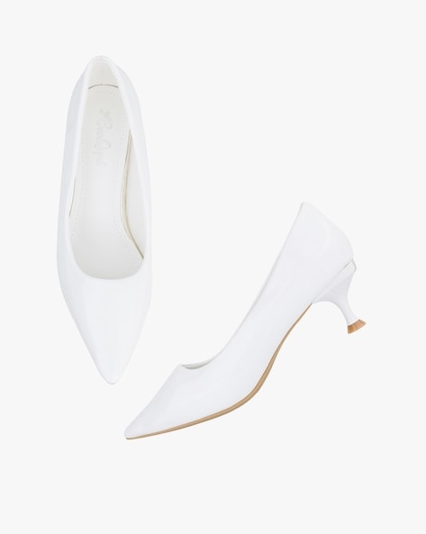 Amazon.com | DREAM PAIRS Women's SDPU2334W-1 Closed Toe Kitten Heels Pointed  Toe Slingback Low Heels Dress Bridal Wedding Pumps Shoes, Size 6, Black  Suede | Pumps