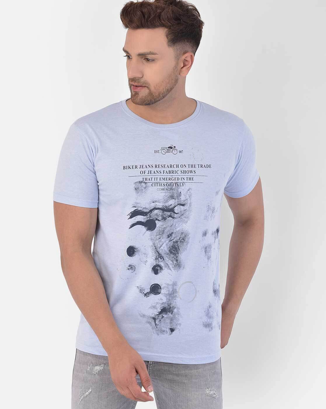 Buy Blue Tshirts for Men by Cobb Online 