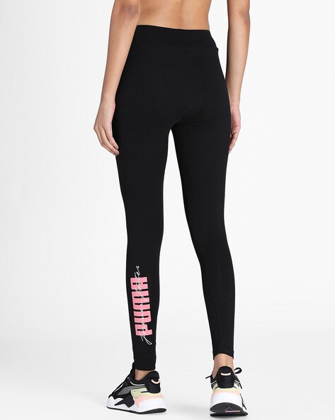 Leggings with Placement Logo Print