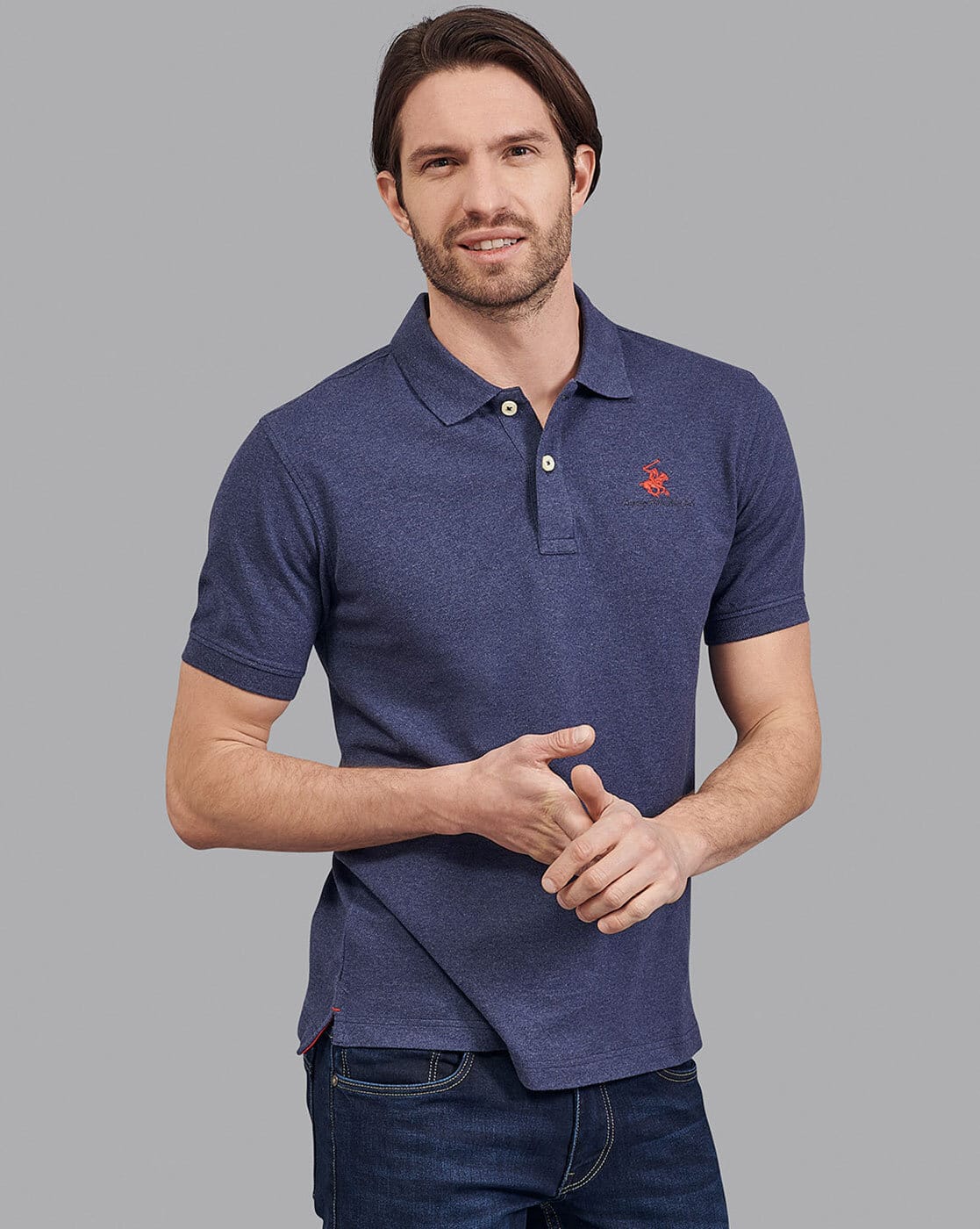 denim polo club t shirt