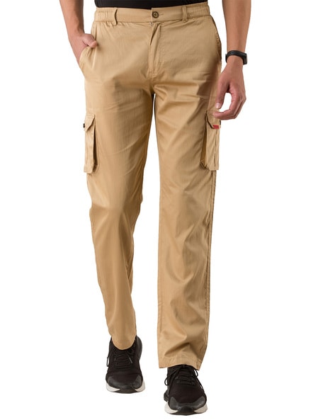 Haband Men's 10 Pocket Travel Cargo Pants With Hidden Pockets ...