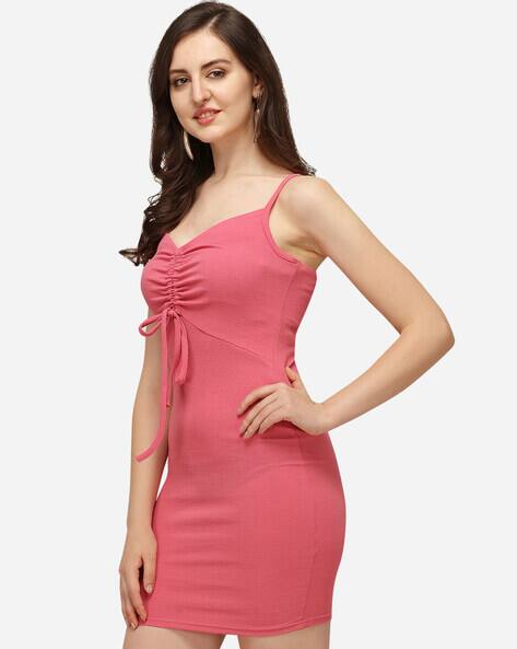 Buy Pink Dresses for Women by GOSTYLE 