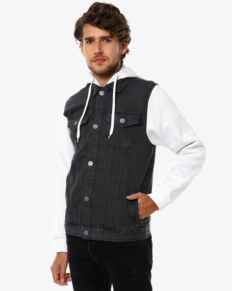 Campus Sutra Women Black Washed Windcheater Denim Jacket Price in India,  Full Specifications & Offers | DTashion.com