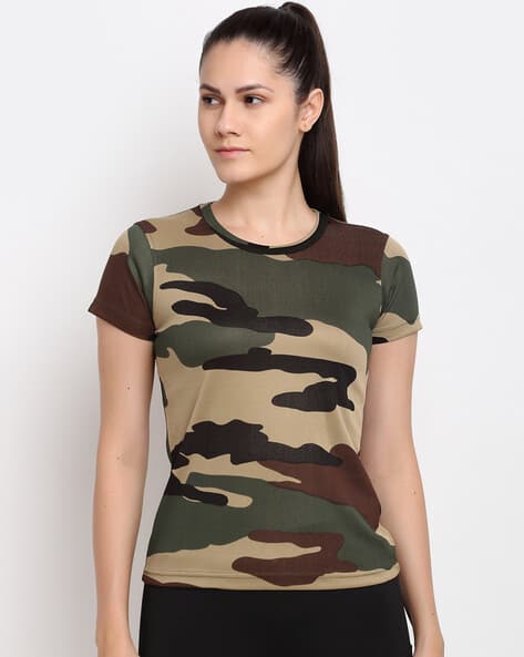 camouflage shirts for ladies
