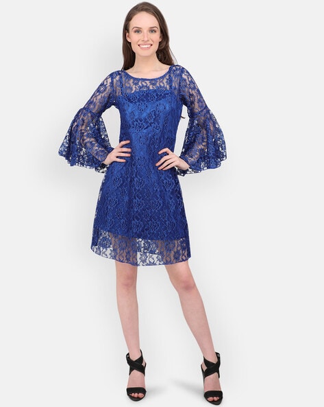 Buy Blue Dresses for Women by SELVIA Online | Ajio.com