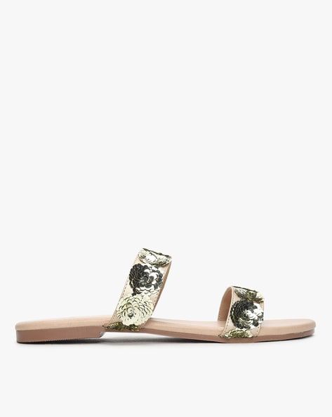 Leopard best sale sequin sandals