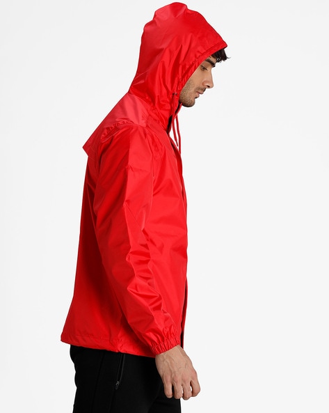 Red hot sale raincoat mens