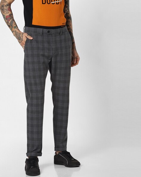 Buy Black  Grey Trousers  Pants for Men by Jack  Jones Online  Ajiocom