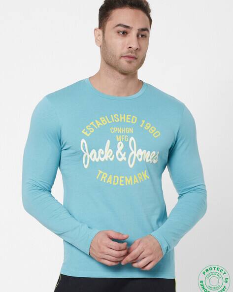 Blue Tshirts for Men by Jack \u0026 Jones 