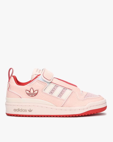 Adidas originals outlet pink velcro