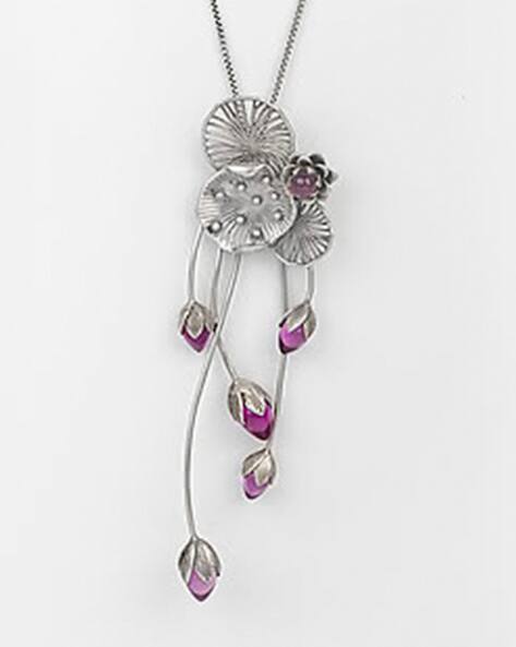 Buy Silver-Toned Necklaces \u0026 Pendants 