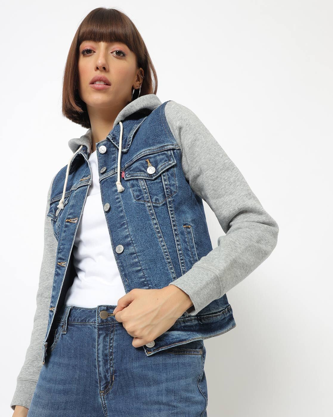 WOMEN FASHION Jackets Jacket Jean discount 66% Blue S Levi's jacket 