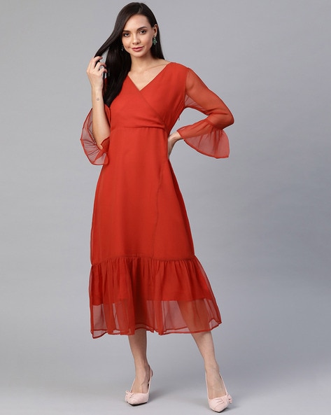 A-line Dress with Adjustable Strap